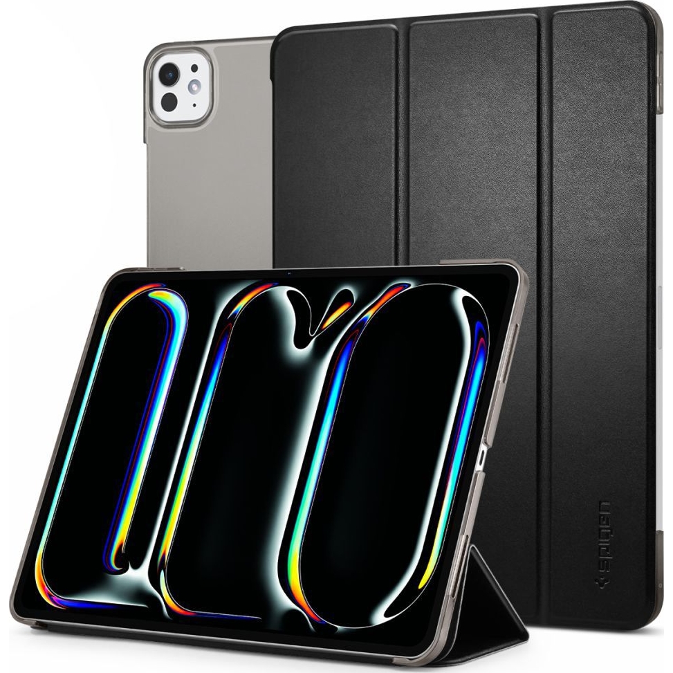 Etui do iPad Pro 13" 7 gen. 2024, Spigen Smart Fold, czarne